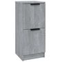 Voir la diapositive 2 : VIDAXL Buffet Sonoma gris 30x30x70 cm Bois d'ingenierie