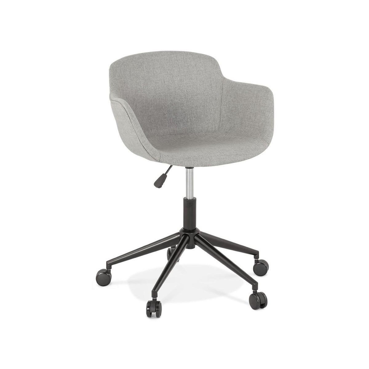 Paris Prix Chaise de Bureau Design  Alma  80cm Gris