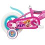 Voir la diapositive 2 : Nickelodeon Vélo enfan - Modèle 10'' Pat Patrouille à l'effigie de Stella  pour enfant de 75/90 cm avec stabilisateurs - Panier avant - Sans frein et roue batons