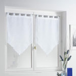 Paris Prix Paire de Voilages  Lisséa  45x160cm Blanc