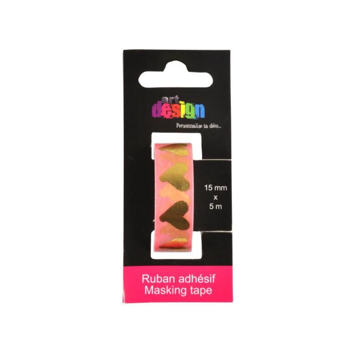 Paris Prix Ruban Masking Tape  Cœurs  5M Or