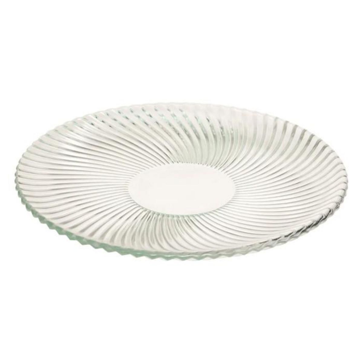 SECRET DE GOURMET Lot de 6 Assiettes Plates  Odyssée  26cm Transparent
