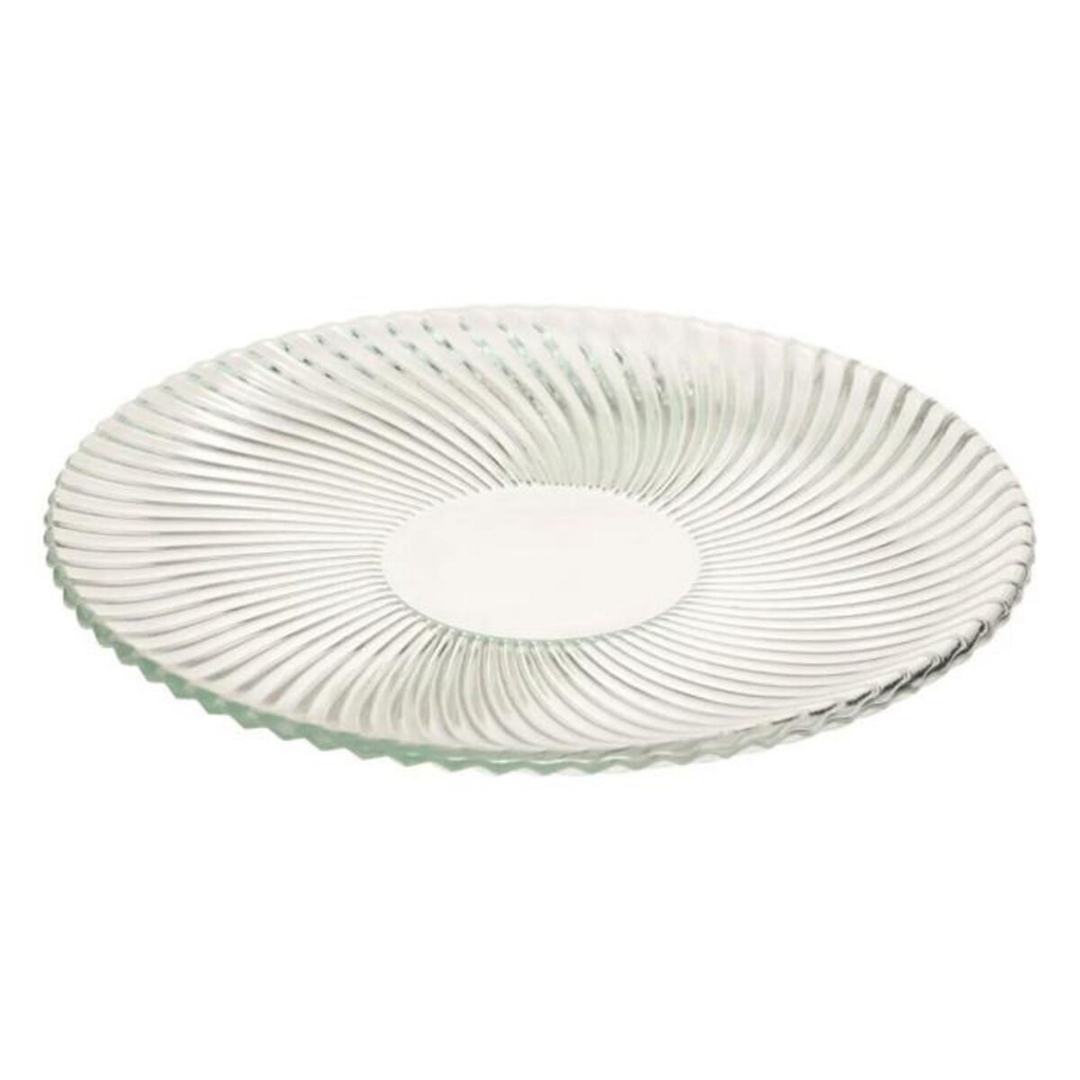 SECRET DE GOURMET Lot de 6 Assiettes Plates  Odyssée  26cm Transparent