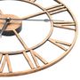 Voir la diapositive 5 : VIDAXL Horloge murale Metal 40 cm Dore