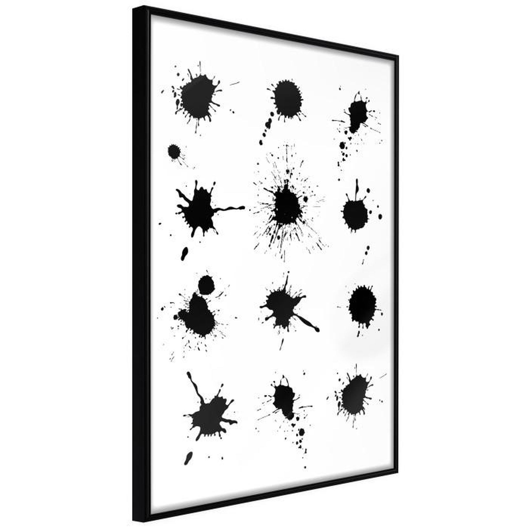 Paris Prix Affiche Murale Encadrée  Paintball. Coloris disponibles : Noir, Jaune