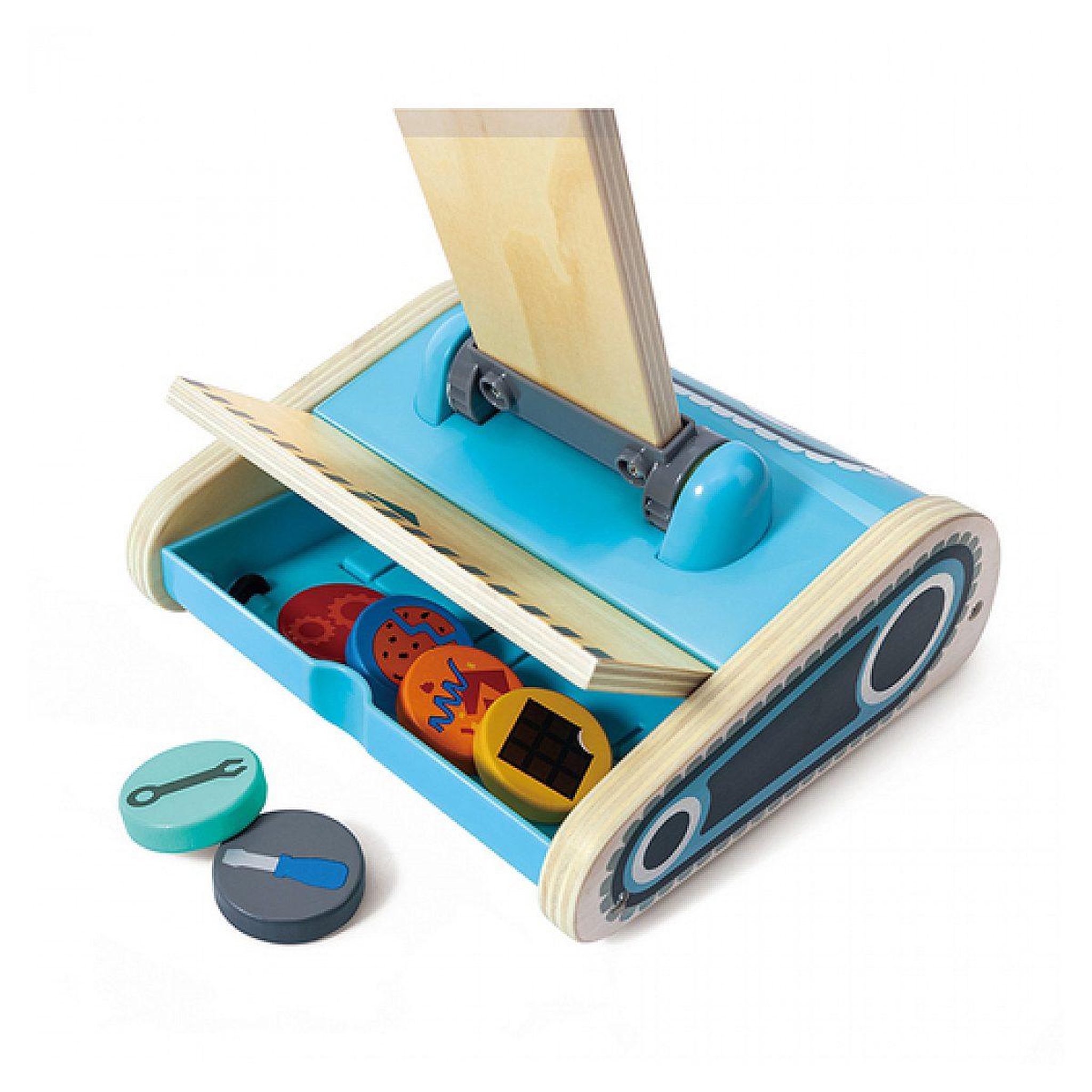 Voir la diapositive 5 : Hape Aspirateur vintage en bois