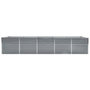 Voir la diapositive 2 : VIDAXL Lit sureleve de jardin Acier galvanise 400x80x77 cm Gris
