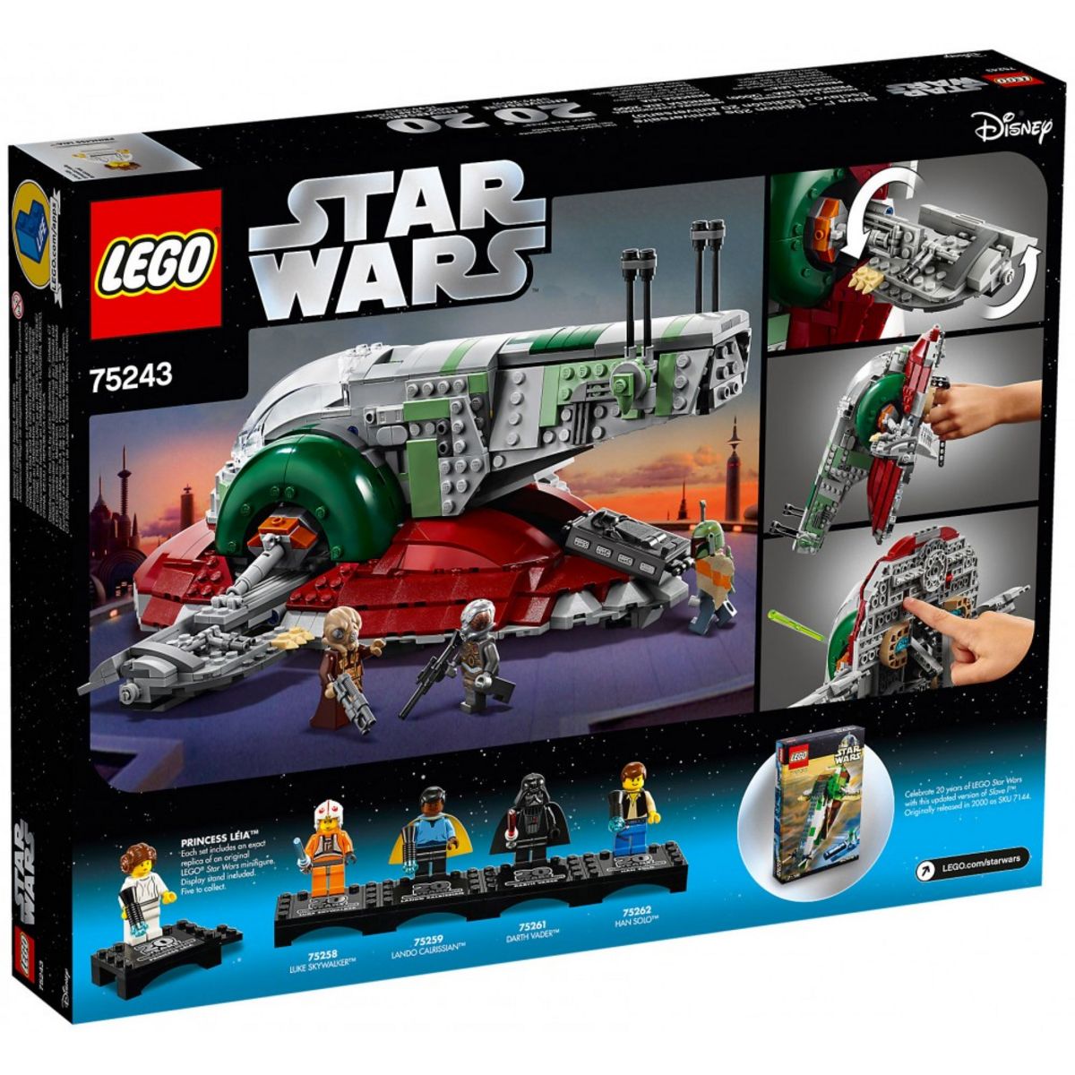 LEGO Star Wars 75243 - Slave l - Édition 20ème anniversaire
