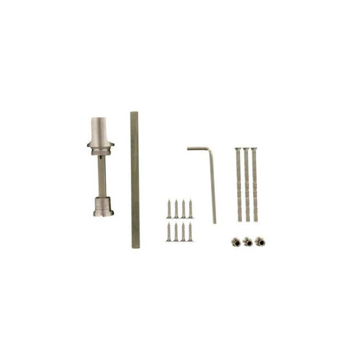 Klose Besser Poignée sur plaque en inox modèle Vif avec bouton de condamnation Klose Besser x2