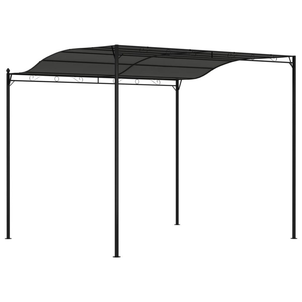 VIDAXL Auvent de parasol 3 x 2,4 m Anthracite