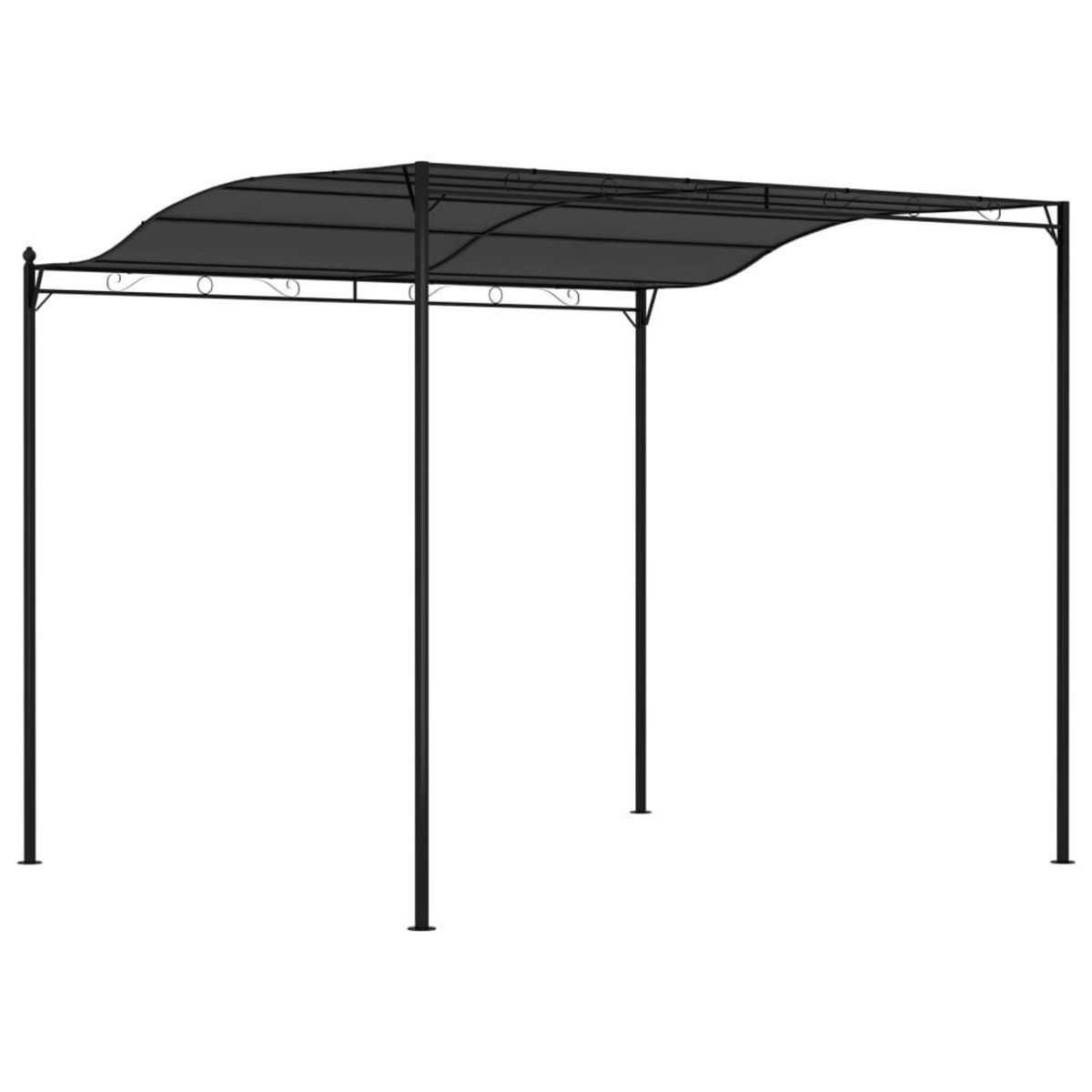 VIDAXL Auvent de parasol 3 x 2,4 m Anthracite