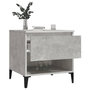 Voir la diapositive 5 : VIDAXL Table d'appoint Gris beton 50x46x50 cm Bois d'ingenierie