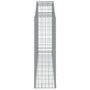 Voir la diapositive 5 : VIDAXL Paniers a gabions arques 12 pcs 300x50x160/180 cm fer galvanise