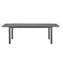 Voir la diapositive 3 : MARKET24 Table de jardin extensible 6 a 8 personnes - Structure et plateau en aluminium - L 180-240 x P 90 x H 75 cm