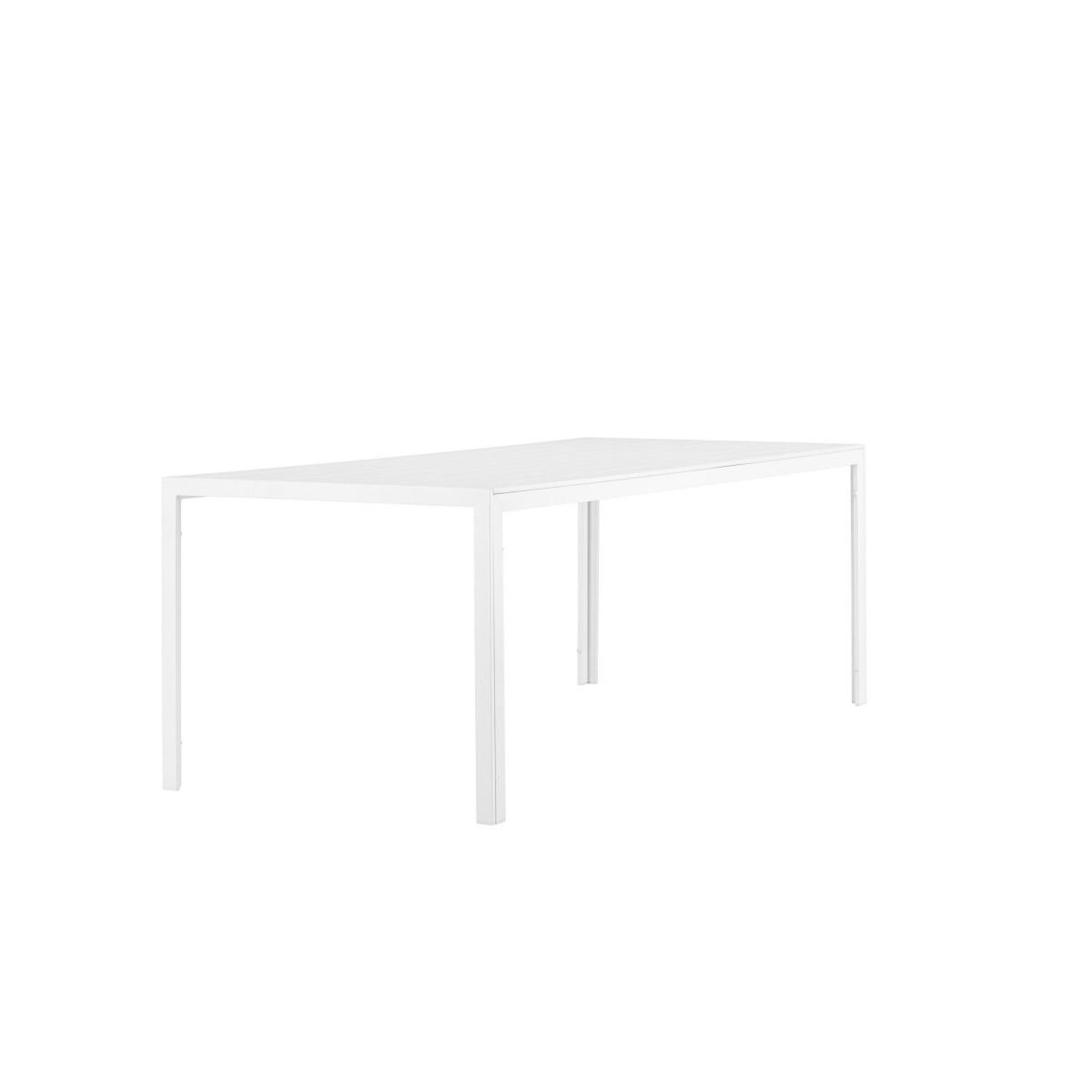 Voir la diapositive 3 : Paris Prix Table de jardin  break  205cm blanc