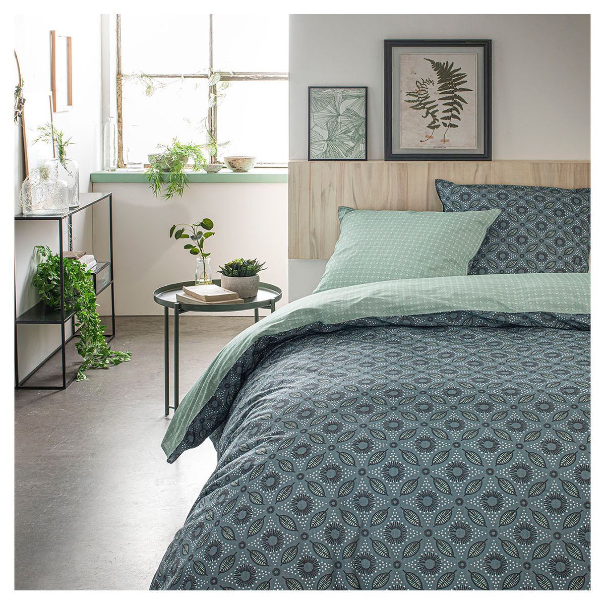 TODAY Parure housse de couette en coton 57 fils MAUD