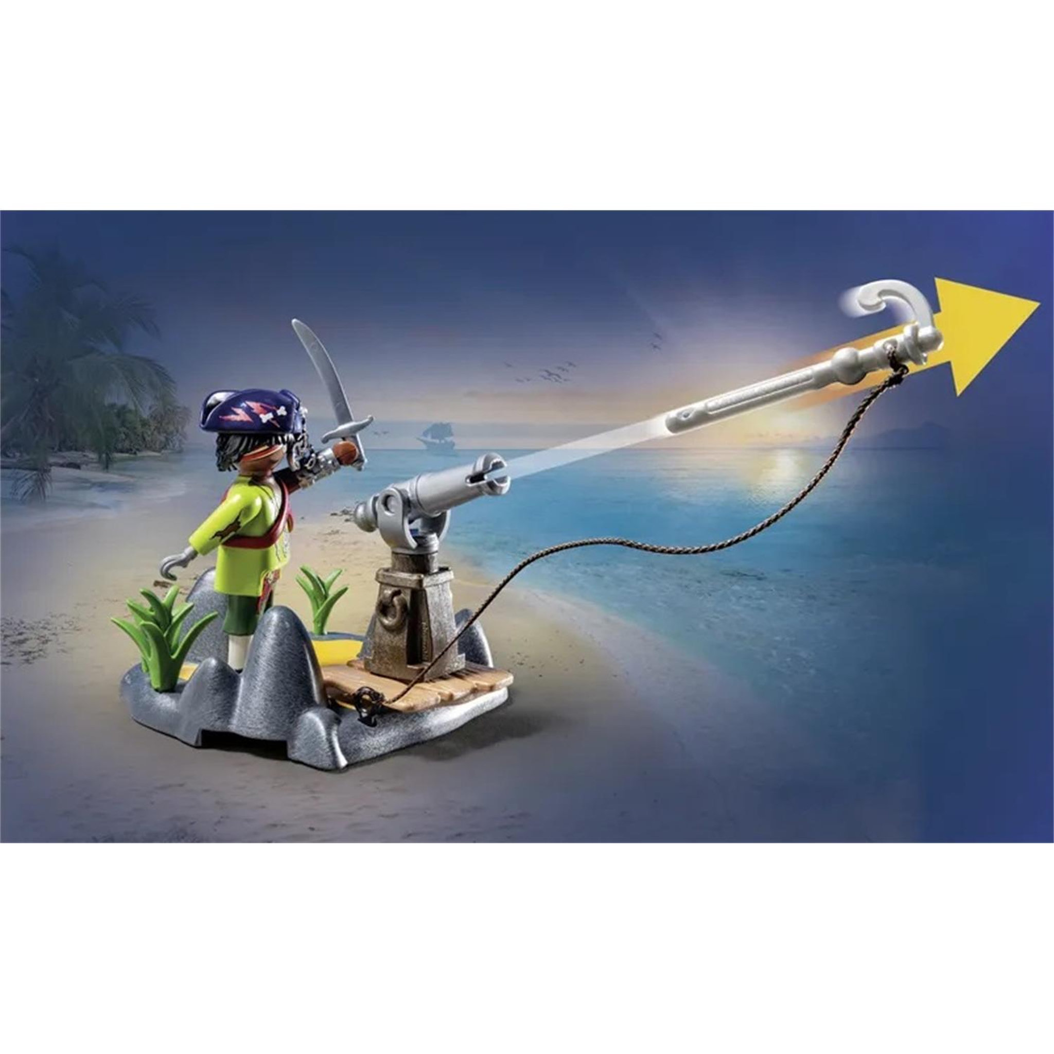 Voir la diapositive 3 : PLAYMOBIL Pirates Pirate et crabe géant