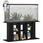Voir la diapositive 3 : VIDAXL Support pour aquarium noir 120x40x60 cm bois d ingénierie
