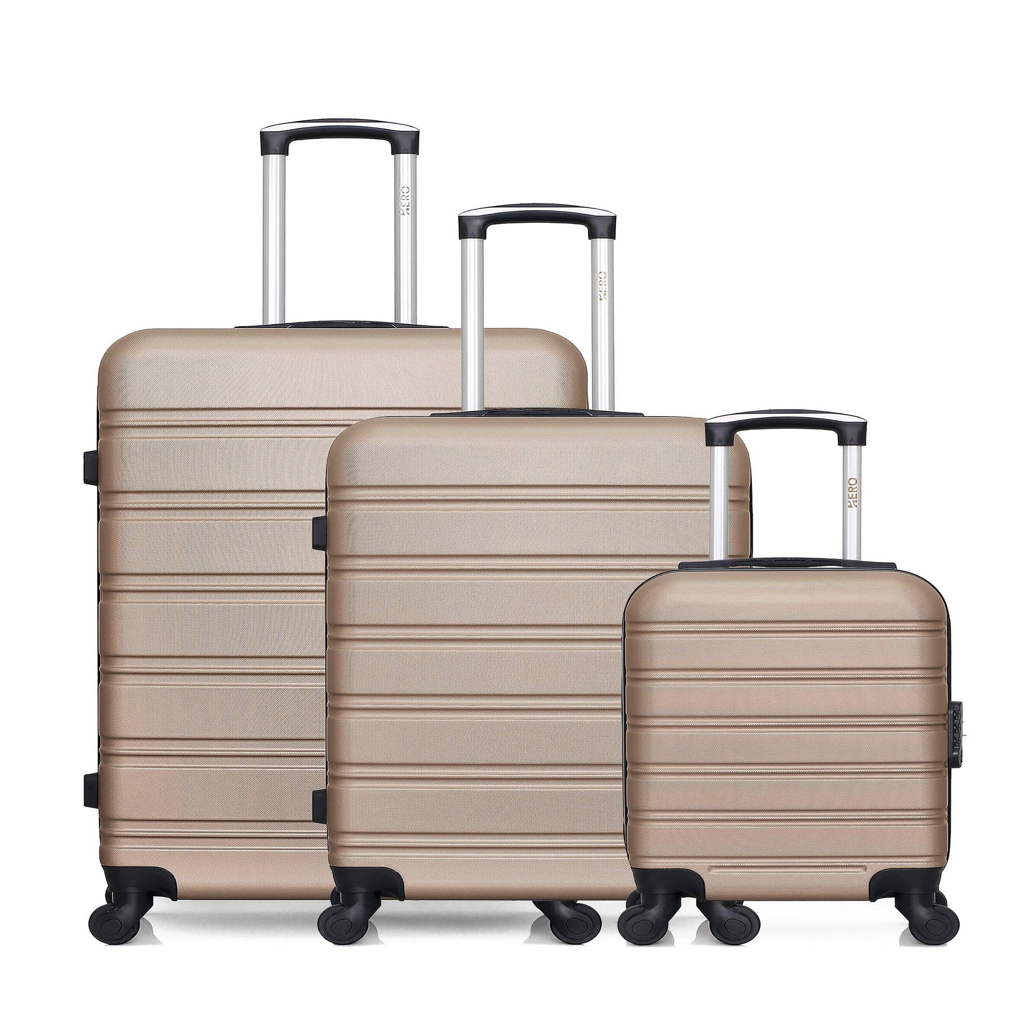 HERO Hero - lot de 3 valises grand format weekend et cabine xxs renoso