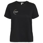 Vero Moda T-shirt Noir Femme Vero Moda Vita. Coloris disponibles : Noir
