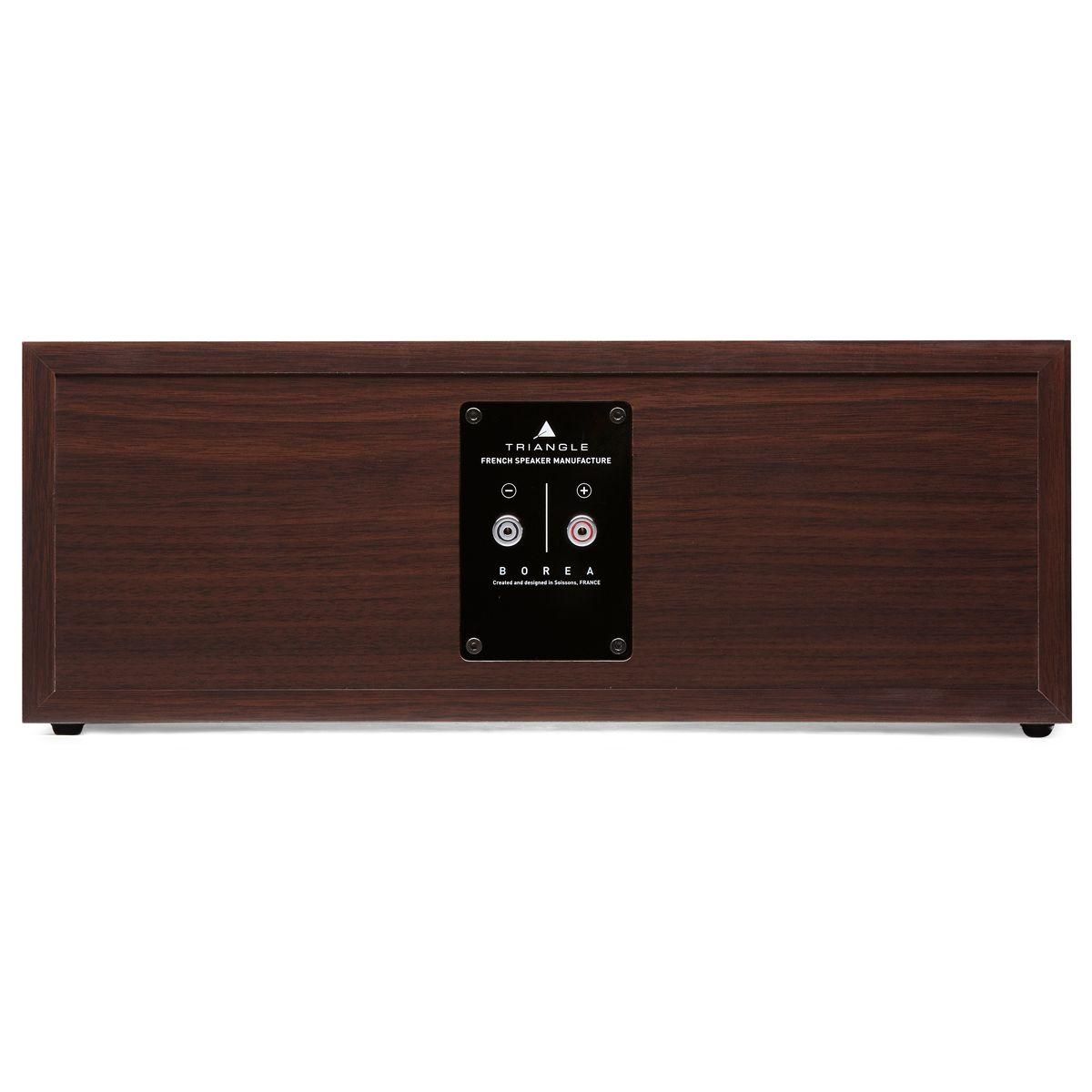 Triangle Enceinte centrale BOREA BRC1 noyer