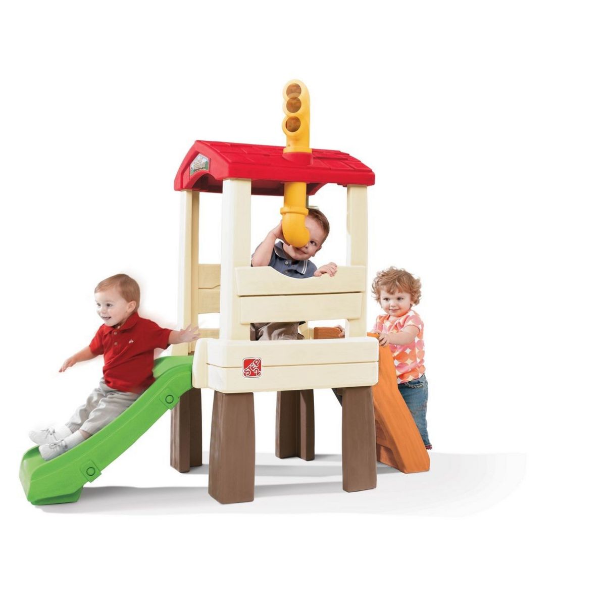 Step2 Toboggan avec plate-forme d'activités