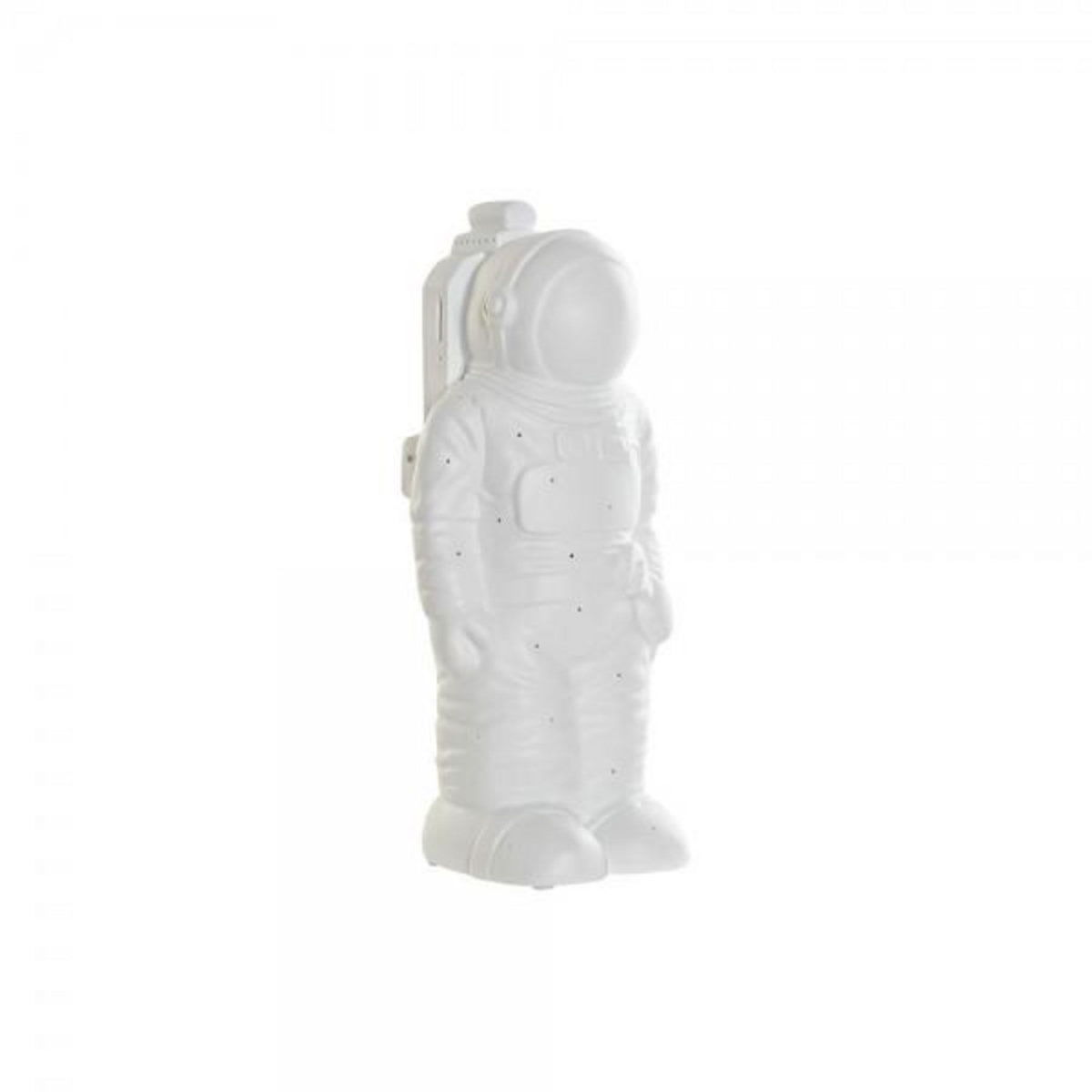 MARKET24 Lampe de bureau DKD Home Decor Blanc Porcelaine 25W 220 V LED (14 x 12 x 31 cm)