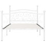 Voir la diapositive 3 : VIDAXL Cadre de lit sans matelas avec sommier a lattes metal 90x200 cm