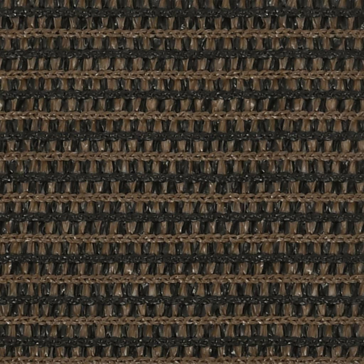 VIDAXL Voile d'ombrage 160 g/m^2 Marron 3,6x3,6x3,6 m PEHD