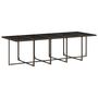 Voir la diapositive 4 : VIDAXL Ensemble a manger de jardin avec coussins 15 pcs marron rotin