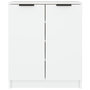 Voir la diapositive 3 : VIDAXL Armoire a chaussures Blanc 59x35x70 cm Bois d'ingenierie