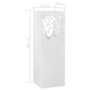 Voir la diapositive 5 : VIDAXL Porte parapluie Pierres Acier Blanc