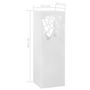 Voir la diapositive 5 : VIDAXL Porte parapluie Pierres Acier Blanc
