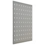 Voir la diapositive 4 : VIDAXL Panneaux a chevilles muraux 3 pcs 40x58 cm Acier