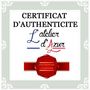 Voir la diapositive 3 : L'ATELIER D'AZUR Boucles d'Oreilles Or 18 Carats 750/000 Jaune et Nacre - Oursons