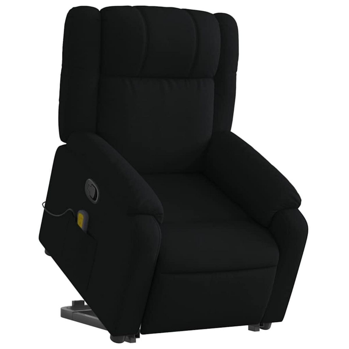 VIDAXL Fauteuil de massage inclinable Noir Tissu