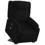 Voir la diapositive 3 : VIDAXL Fauteuil de massage inclinable Noir Tissu