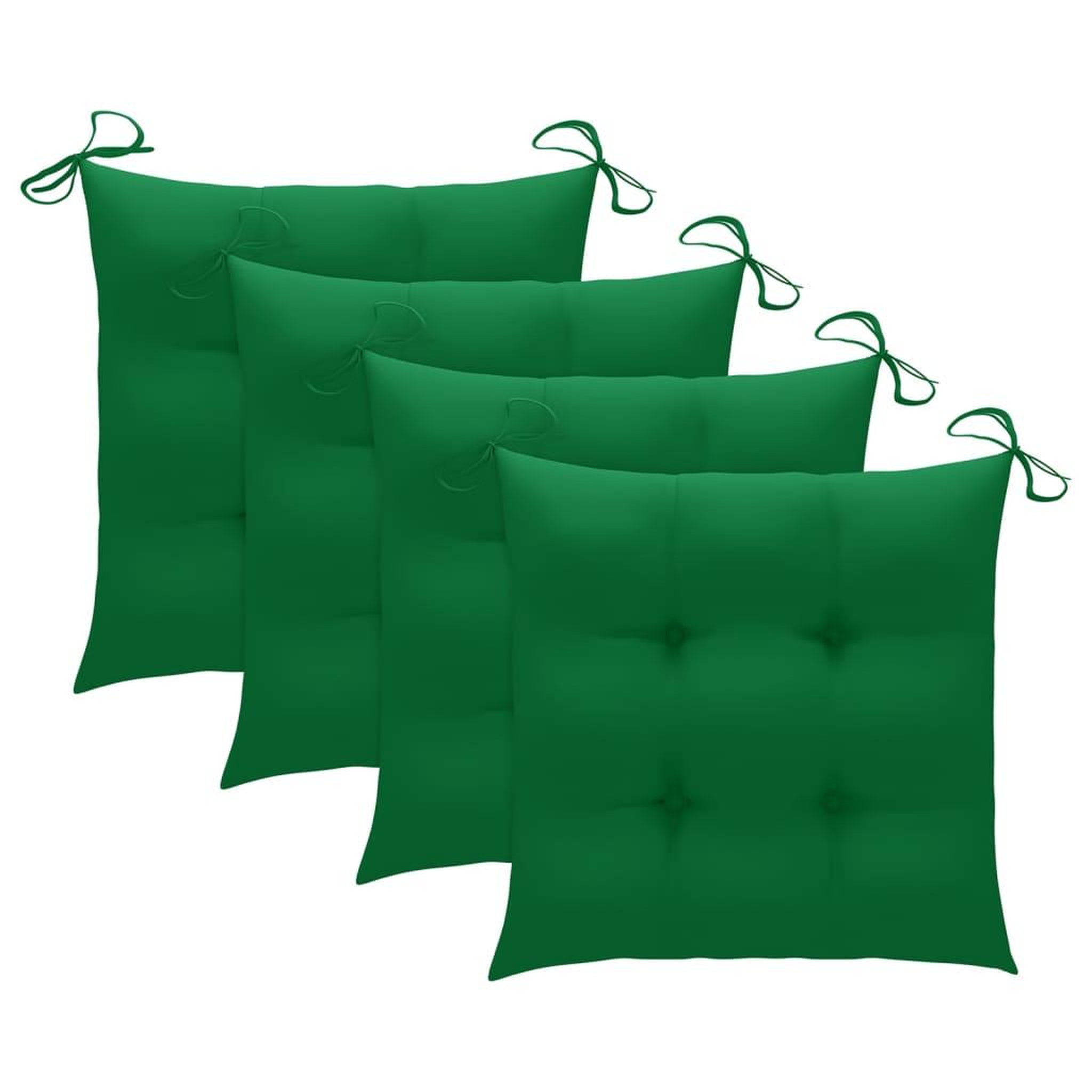 Voir la diapositive 3 : VIDAXL Chaises de jardin avec coussins lot de 4 Bois de teck solide