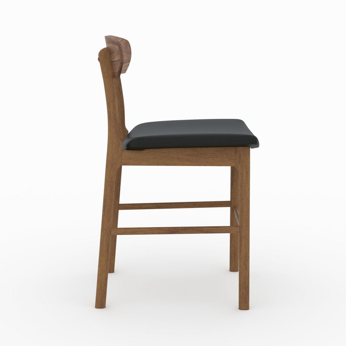 Rendez vous déco Chaise de bar mi-hauteur Lana en tissu et 66 cm (lot de 2)