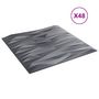 Voir la diapositive 4 : VIDAXL Panneaux muraux 48 pcs gris 50x50 cm XPS 12 m² pierre
