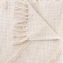 Voir la diapositive 2 : ATMOSPHERA Jeté de Lit Tufté  Inca  130x180cm Ivoire