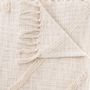 Voir la diapositive 2 : ATMOSPHERA Jeté de Lit Tufté  Inca  130x180cm Ivoire