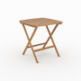 Voir la diapositive 1 : Rendez vous déco Table de jardin pliante carré en bois d'acacia huilé 2 personnes-Siquijor