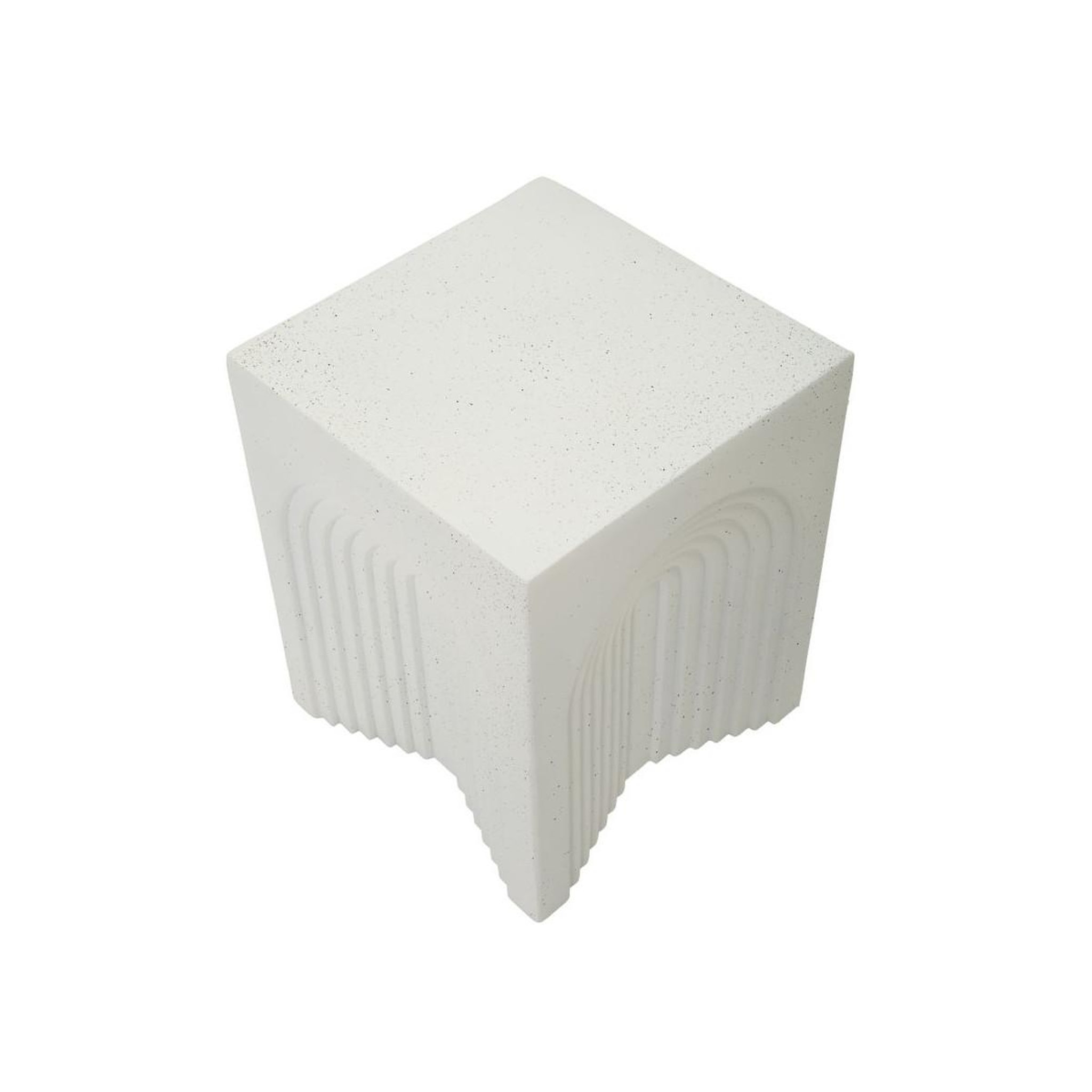 Voir la diapositive 3 : Paris Prix Table d'appoint design  arc  50cm blanc