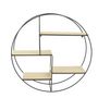 Voir la diapositive 2 : Paris Prix Étagère Murale Design  4 Niveaux  50cm Naturel