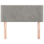 Voir la diapositive 3 : VIDAXL Tete de lit Gris clair 80x5x78/88 cm Velours