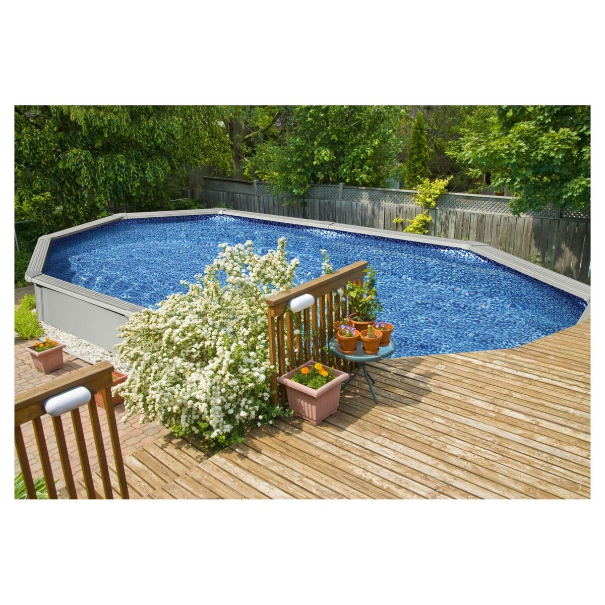 BESTWAY Piscine hors sol acier ovale - 500x360x120cm - HYDRIUM
