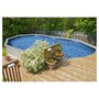 Voir la diapositive 2 : BESTWAY Piscine hors sol acier ovale - 500x360x120cm - HYDRIUM