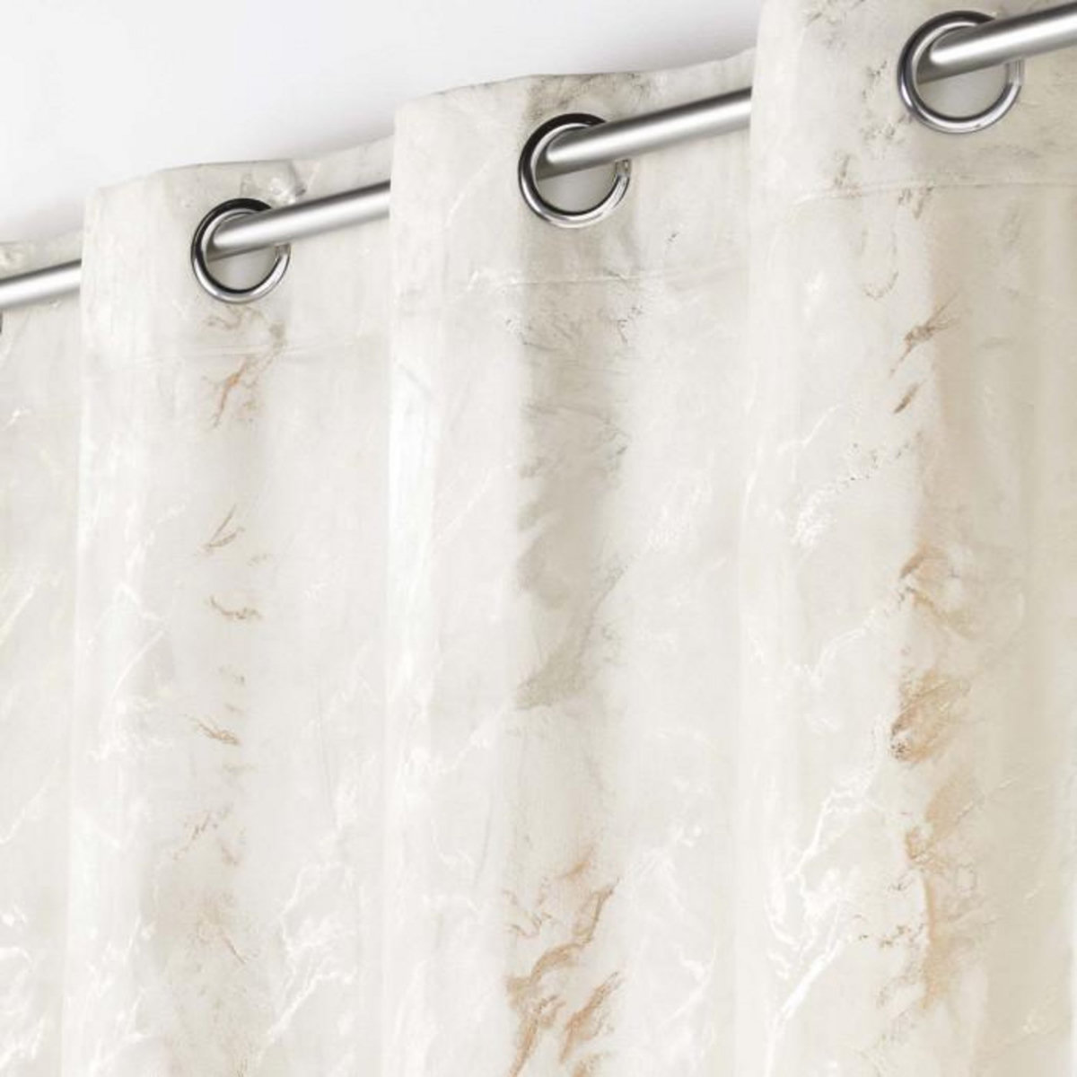 Paris Prix Rideau à Œillets Velours  Marius  140x260cm Beige