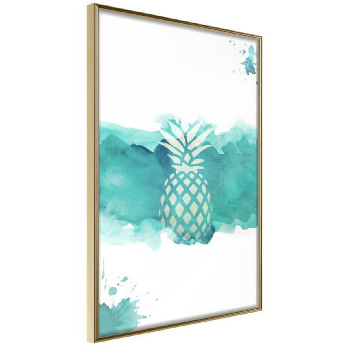 Paris Prix Affiche Murale Encadrée  Pastel Pineapple